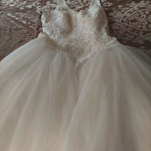 Elegant David's Bridal Wedding Dress (halter)